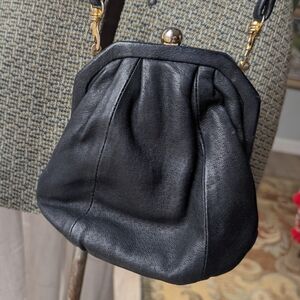 Bag, Wilson Black Leather Small Shoulder
